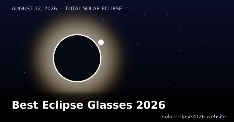 Total solar eclipse August 12 2026 — best ISO-certified eclipse glasses